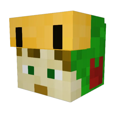 niklas303 Minecraft avatar head, 3D render