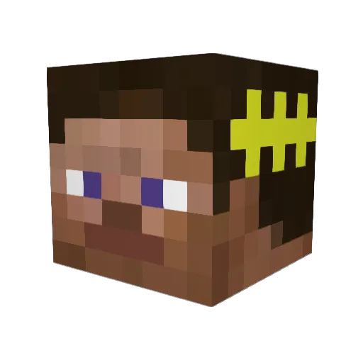 niko1000777 Minecraft avatar head, 3D render