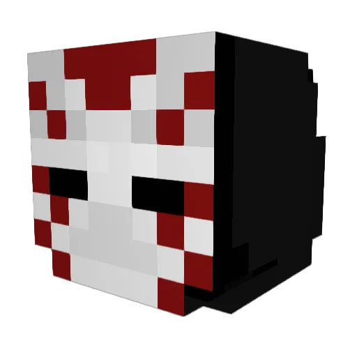 nikoghostt Minecraft avatar head, 3D render