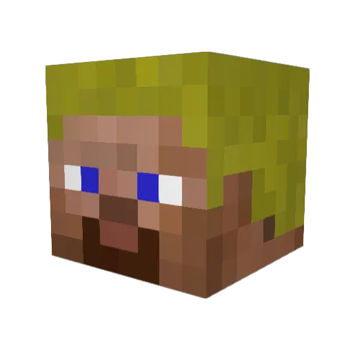 nikoi94 Minecraft avatar head, 3D render