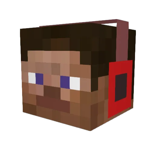 nikolai01 Minecraft avatar head, 3D render