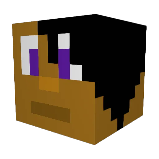 nikolaie Minecraft avatar head, 3D render