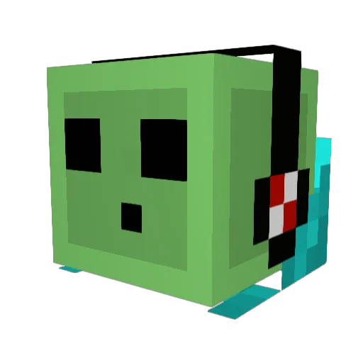 nikolas1124 Minecraft avatar head, 3D render