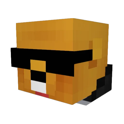 nikolaus49 Minecraft avatar head, 3D render