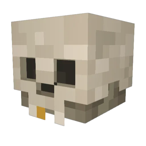 nikoloc_8 Minecraft avatar head, 3D render