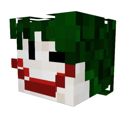 nikoludek_ Minecraft avatar head, 3D render