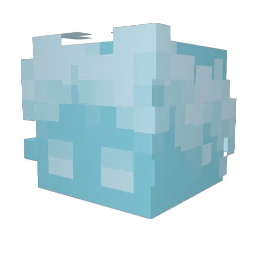 nikomancy Minecraft avatar head, 3D render