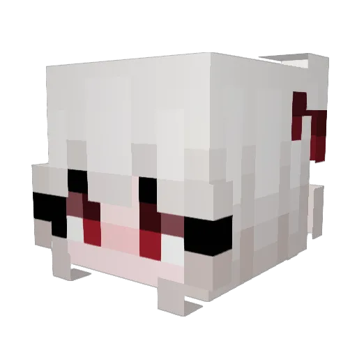 nikoomaster Minecraft avatar head, 3D render