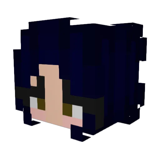 nikos216 Minecraft avatar head, 3D render