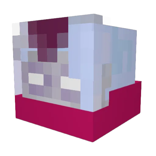 nikosag Minecraft avatar head, 3D render