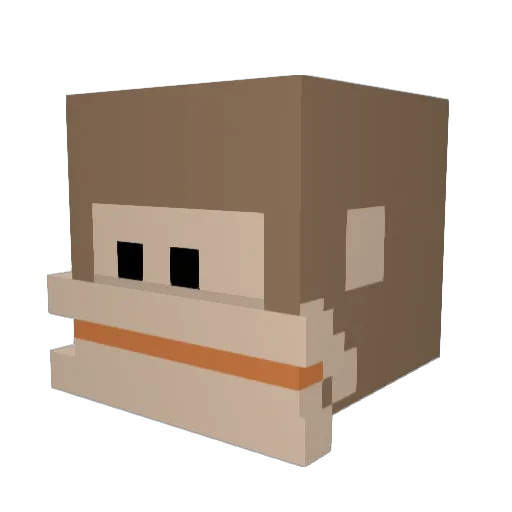 nikosm99 Minecraft avatar head, 3D render