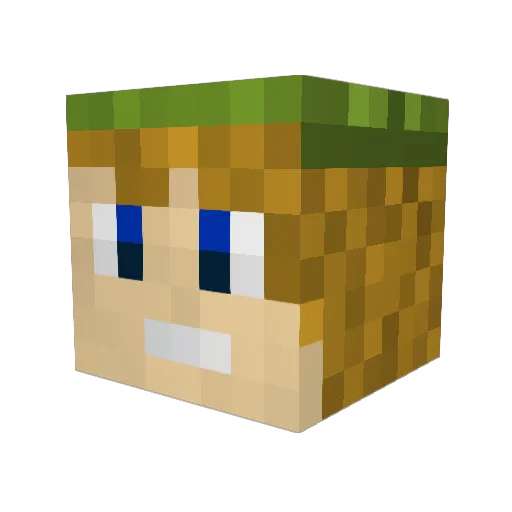 nikosuo Minecraft avatar head, 3D render