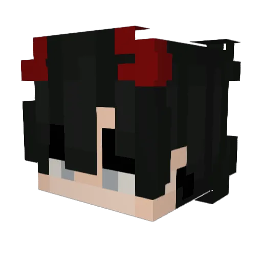 nikoxspark Minecraft avatar head, 3D render