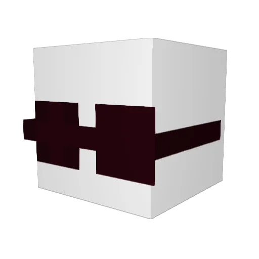 nikspanos Minecraft avatar head, 3D render