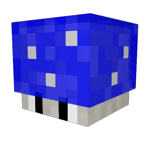 nileb Minecraft avatar head, 3D render