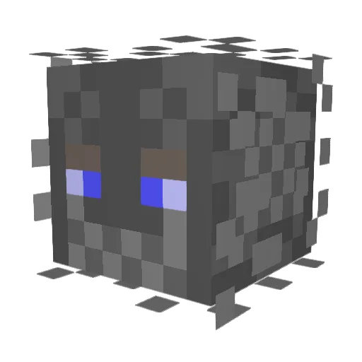 nileja Minecraft avatar head, 3D render