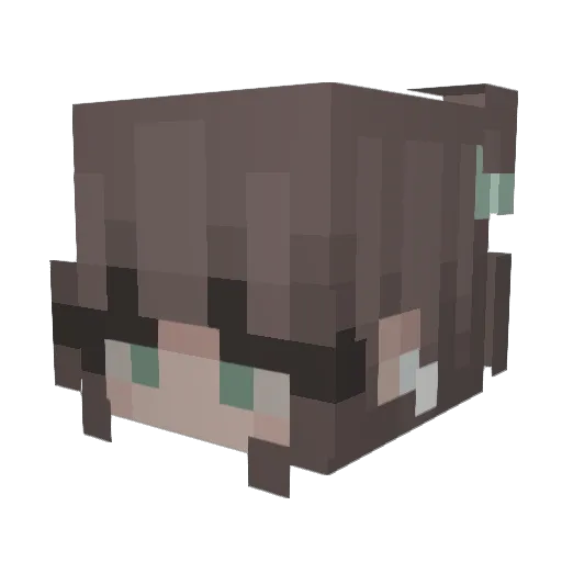 nileyyo Minecraft avatar head, 3D render