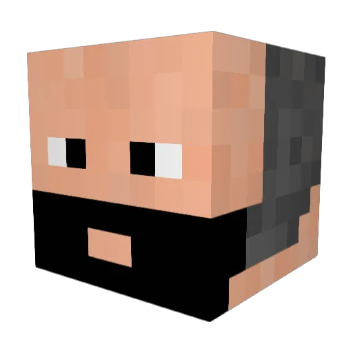 nillan123123 Minecraft avatar head, 3D render