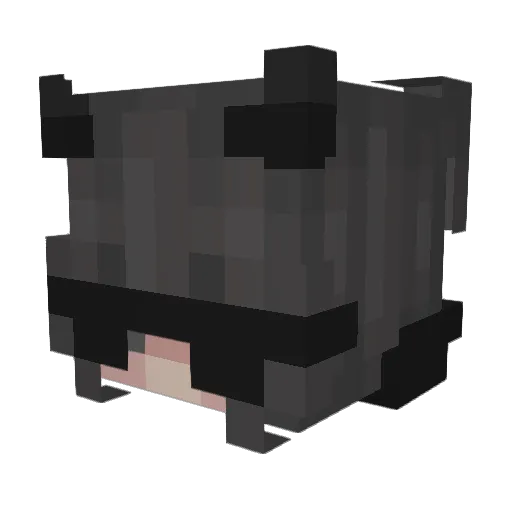 nilordinal Minecraft avatar head, 3D render