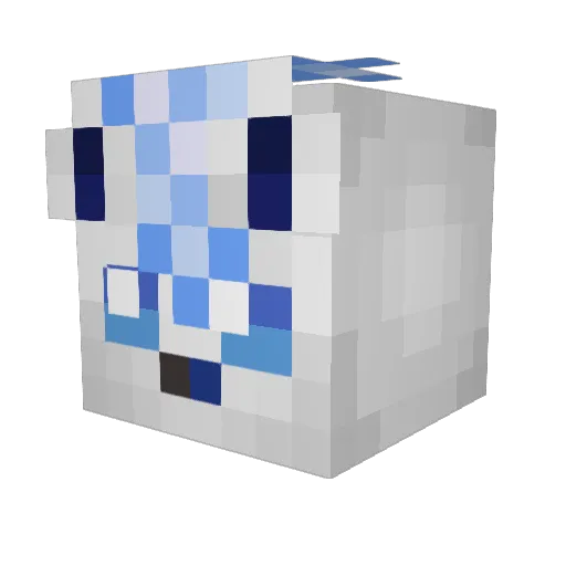 nils710 Minecraft avatar head, 3D render