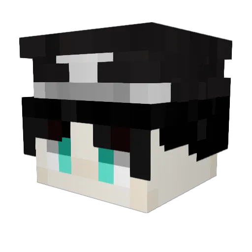 nilsvb1 Minecraft avatar head, 3D render