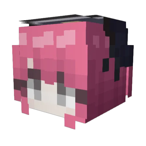 nim121292 Minecraft avatar head, 3D render