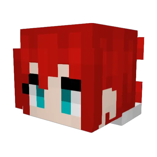 nim_r0d Minecraft avatar head, 3D render