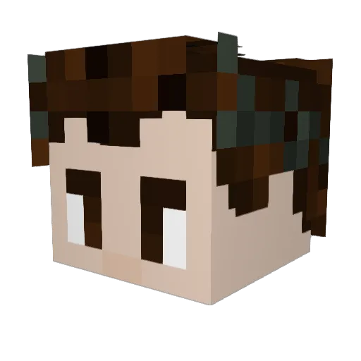nima1817 Minecraft avatar head, 3D render