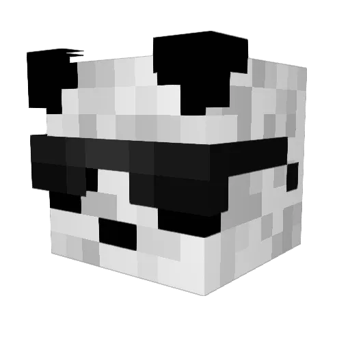 nimass Minecraft avatar head, 3D render