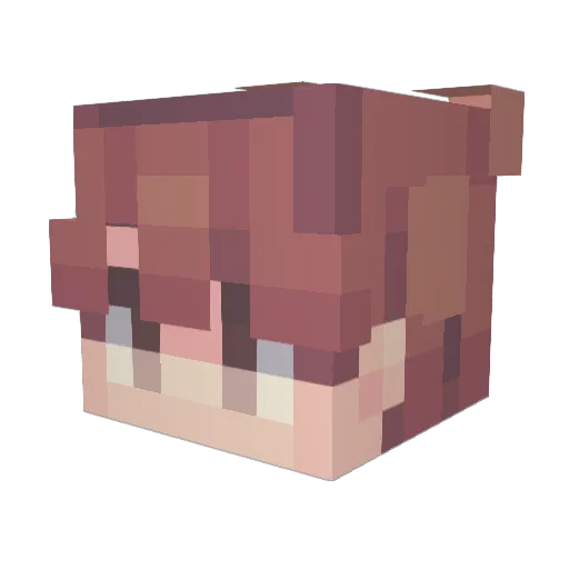 nimeq Minecraft avatar head, 3D render