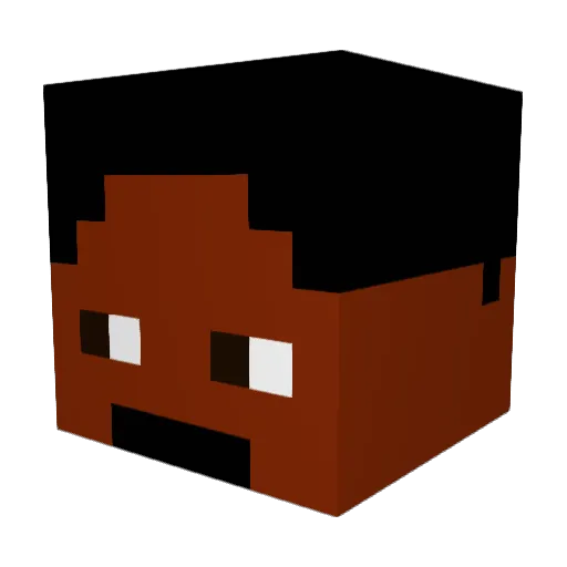 nimi14 Minecraft avatar head, 3D render