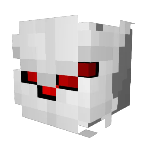 nimnimon Minecraft avatar head, 3D render