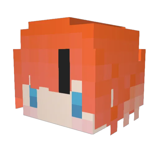nimo1016 Minecraft avatar head, 3D render