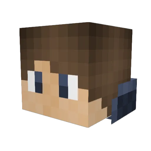nimo12336 Minecraft avatar head, 3D render