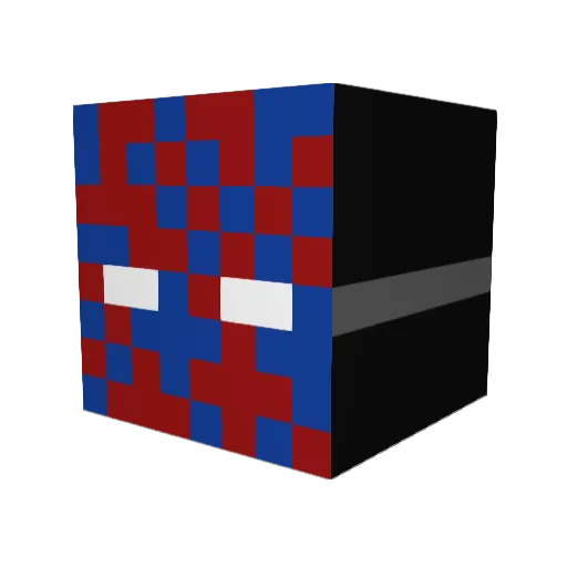 nimrod13 Minecraft avatar head, 3D render