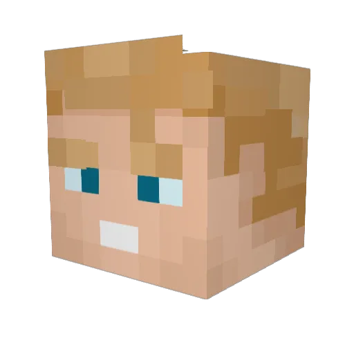 nimrod56 Minecraft avatar head, 3D render