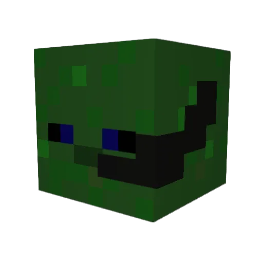 nimu555 Minecraft avatar head, 3D render