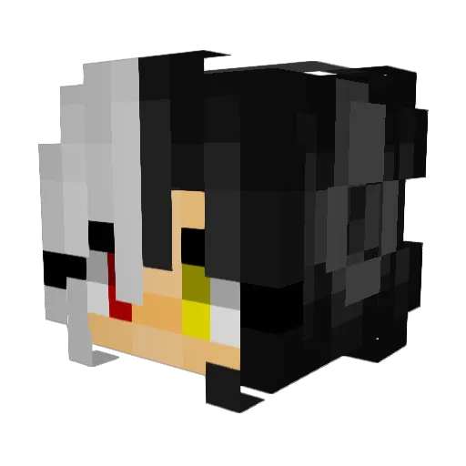 ninajuega80 Minecraft avatar head, 3D render