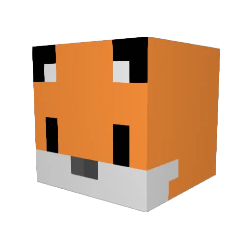 nine0364 Minecraft avatar head, 3D render