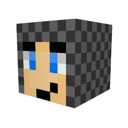 nine9diamonds Minecraft avatar head, 3D render