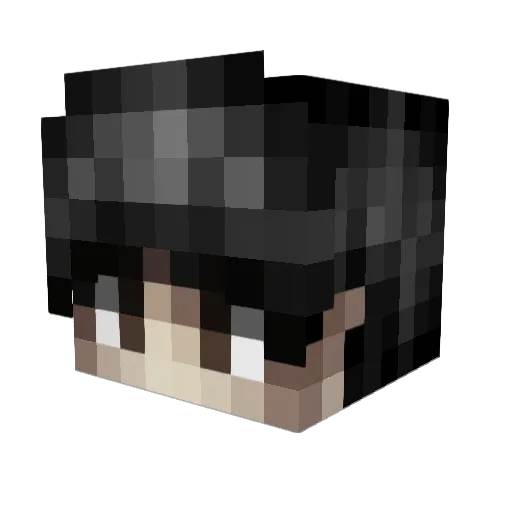 ninesosad Minecraft avatar head, 3D render