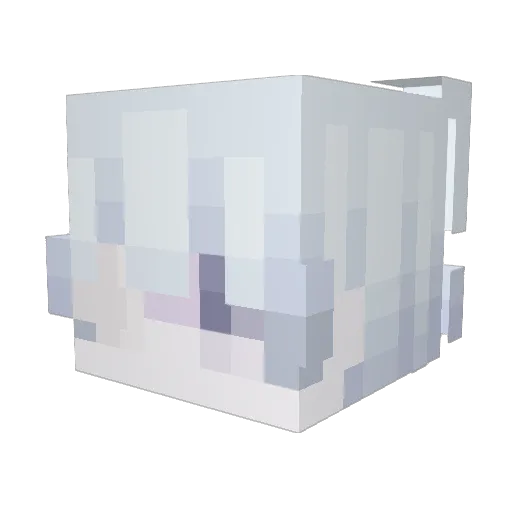 ninferum Minecraft avatar head, 3D render