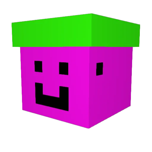 ningensan318 Minecraft avatar head, 3D render