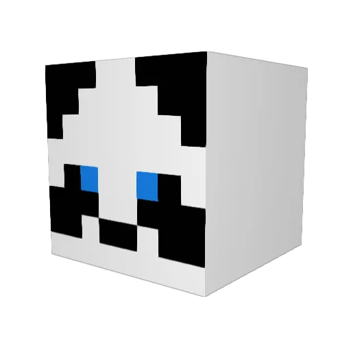 ninikrc Minecraft avatar head, 3D render