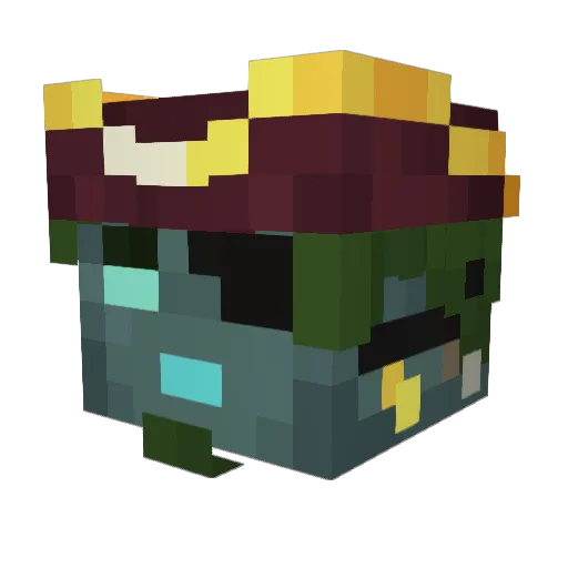 niniss3101 Minecraft avatar head, 3D render