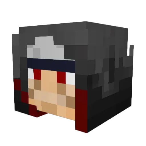 ninja0421 Minecraft avatar head, 3D render
