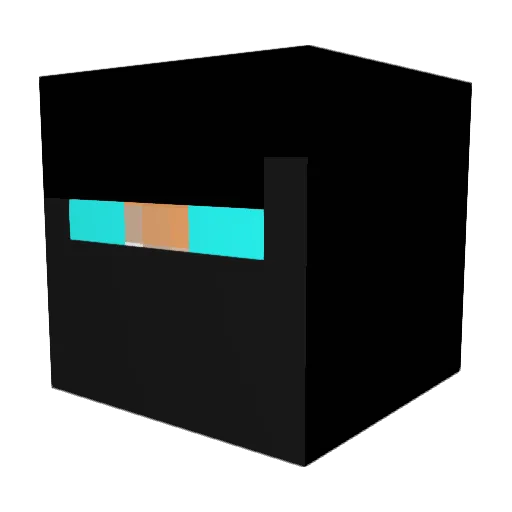 ninja0423 Minecraft avatar head, 3D render