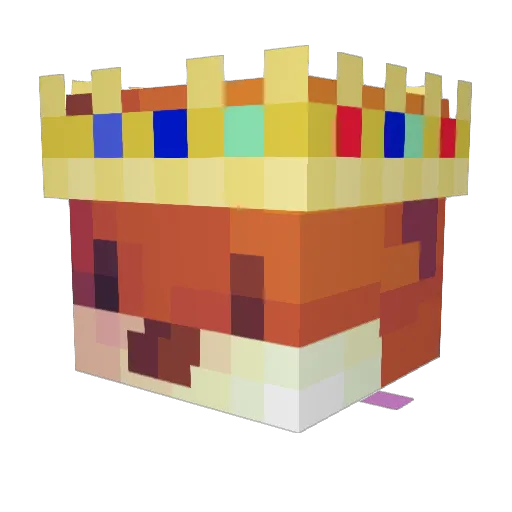 ninja0565 Minecraft avatar head, 3D render