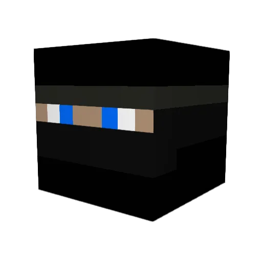 ninja10150 Minecraft avatar head, 3D render