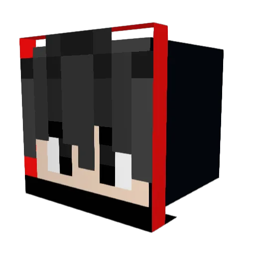 ninja4122 Minecraft avatar head, 3D render